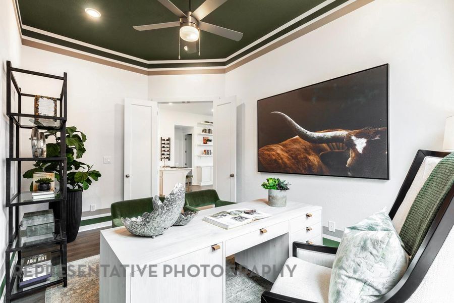 Furnished interior view inside a new home in Jordan Ranch: 55ft. lots, Fulshear (Image 30). Furnished interior view inside a new home in Jordan Ranch: 55ft. lots, Fulshear (Image 30).