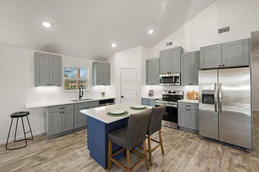 Furnished interior view inside a new home in , Lone Oak (Image 8).