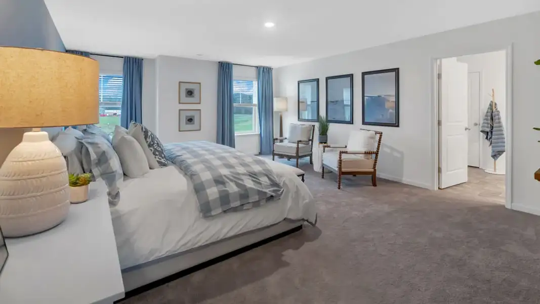 Furnished interior view inside a new home in Johnson Farms, Greeneville (Image 25).