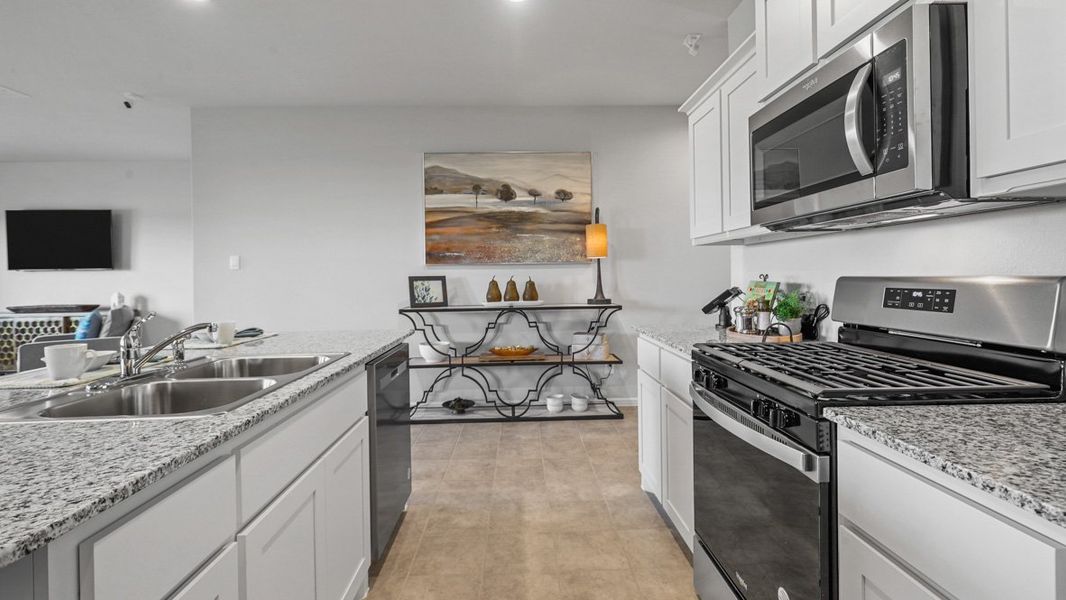 Furnished interior view inside a new home in Cresson Estates, Cresson (Image 11).