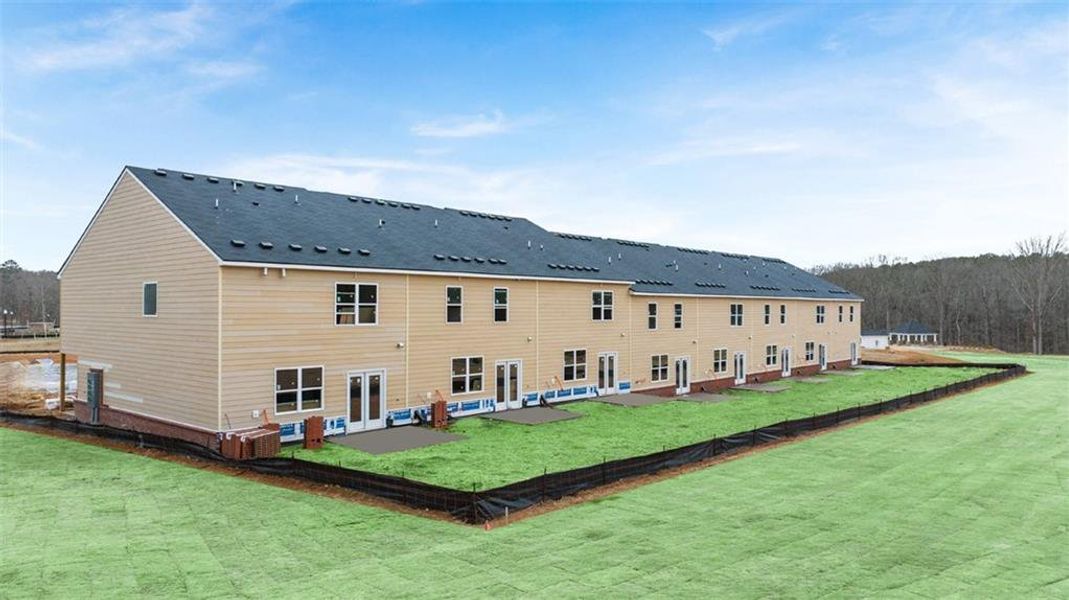 Exterior details and patio area of a home in Echo Glen, Stockbridge (Image 2). Exterior details and patio area of a home in Echo Glen, Stockbridge (Image 2).