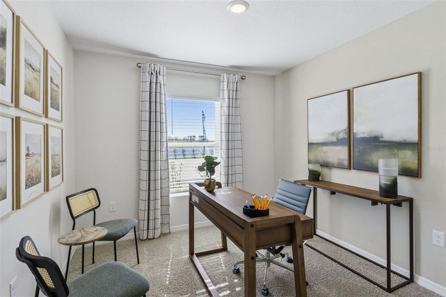 Furnished interior view inside a new home in Willowbrook South, Winter Haven (Image 26).