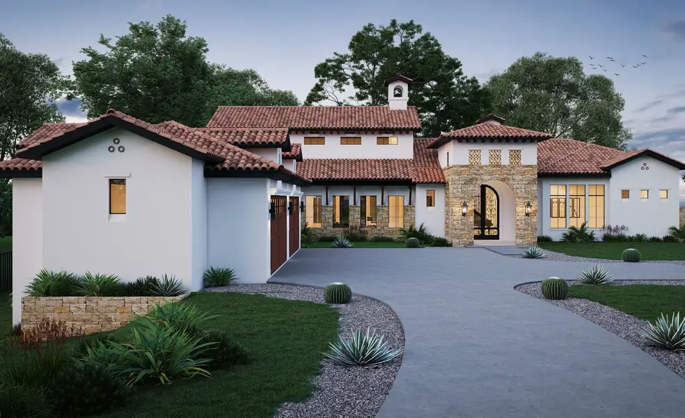 Front exterior of a new home in , San Antonio, TX, highlighting curb appeal (Image 1). Front exterior of a new home in , San Antonio, TX, highlighting curb appeal (Image 1).