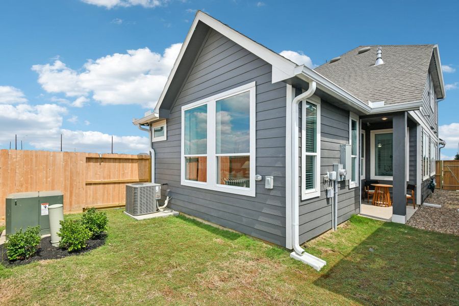 Exterior details and patio area of a home in Jubilee, Hockley (Image 3).