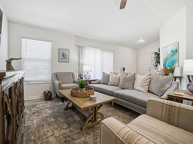 Furnished interior view inside a new home in , The Villages (Image 11).