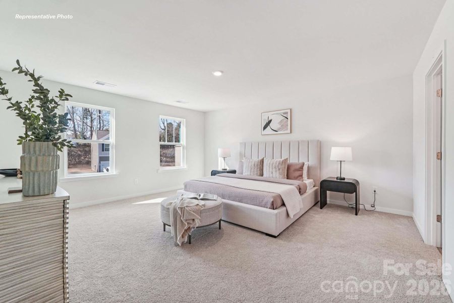 Furnished interior view inside a new home in Villages of Maiden, Maiden (Image 24).