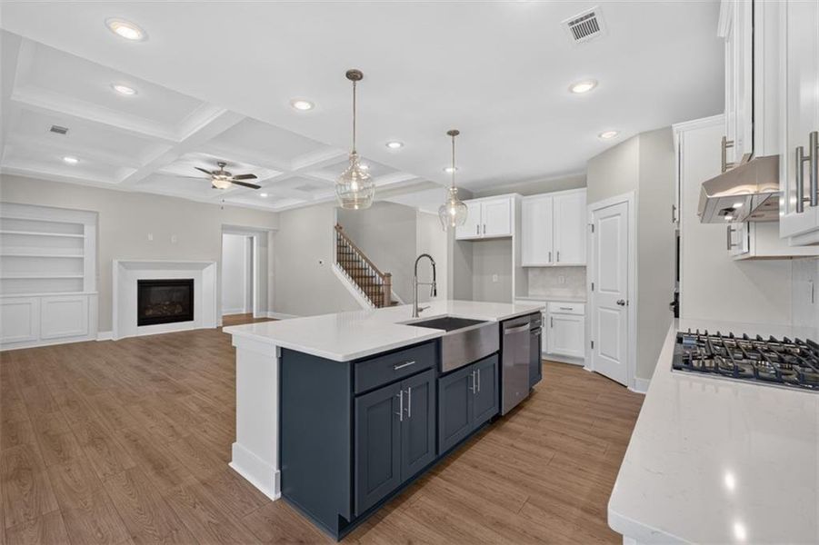 Furnished interior view inside a new home in , Gainesville (Image 12).