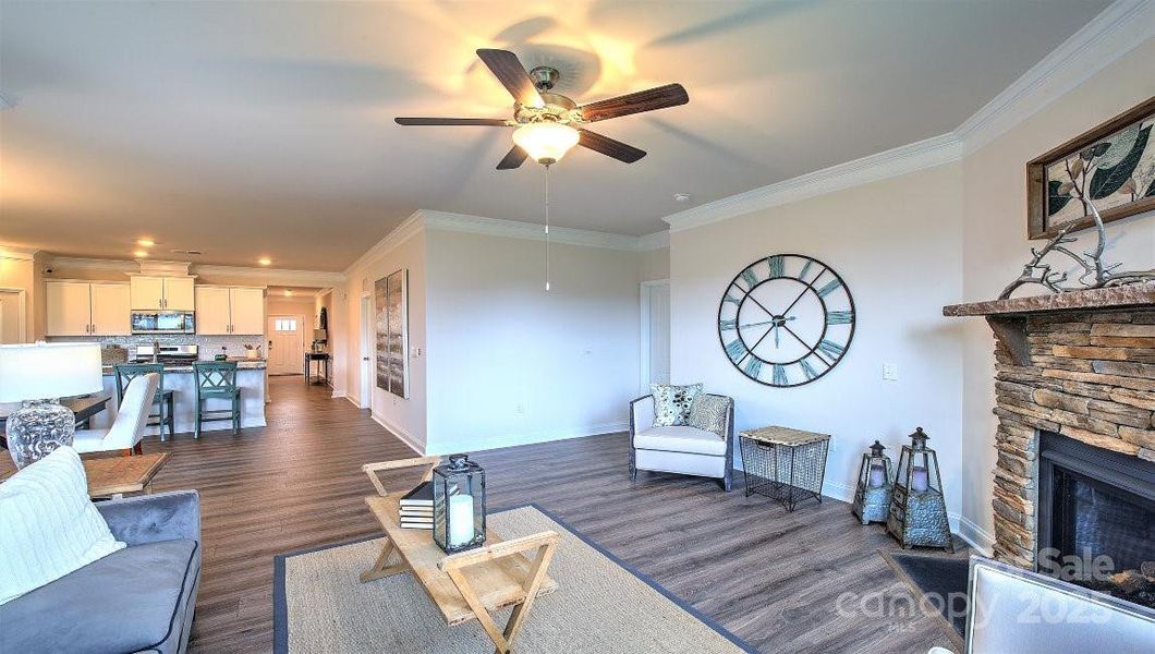 Furnished interior view inside a new home in Cantrell Hills, Hendersonville (Image 22). Furnished interior view inside a new home in Cantrell Hills, Hendersonville (Image 22).
