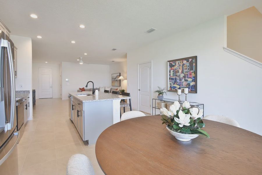 Representative furnished interior of a home built from the Morgan by Neal Communities in SkySail, Naples (Image 18).