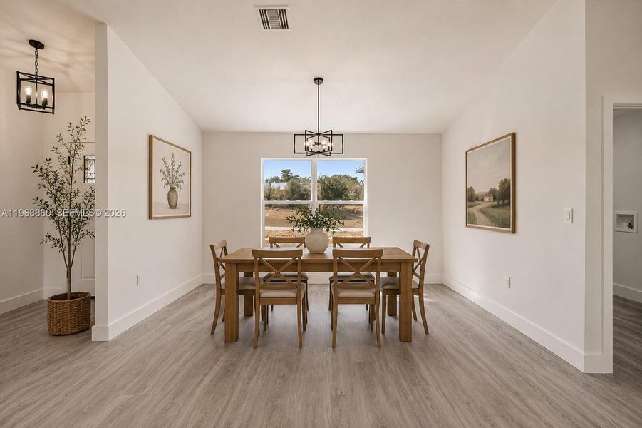 Furnished interior view inside a new home in , Ocala (Image 10).