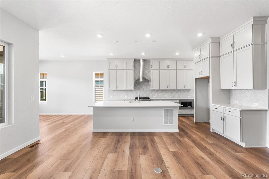 Furnished interior view inside a new home in Horizon at Solstice, Littleton (Image 12).