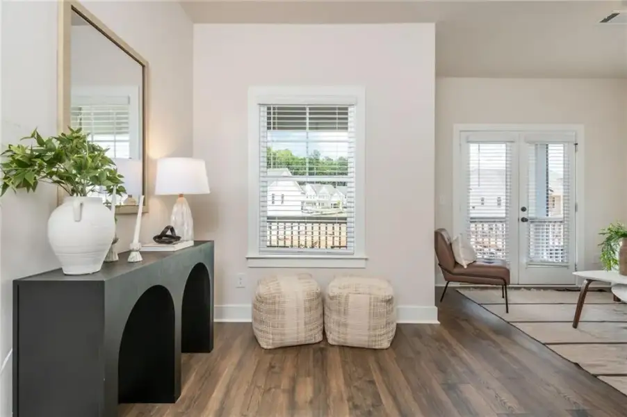 Furnished interior view inside a new home in , Flowery Branch (Image 43).