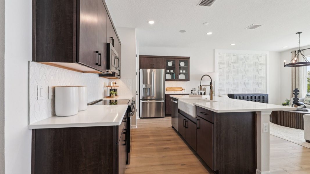 Furnished interior view inside a new home in Isla Mirada, San Antonio (Image 26).