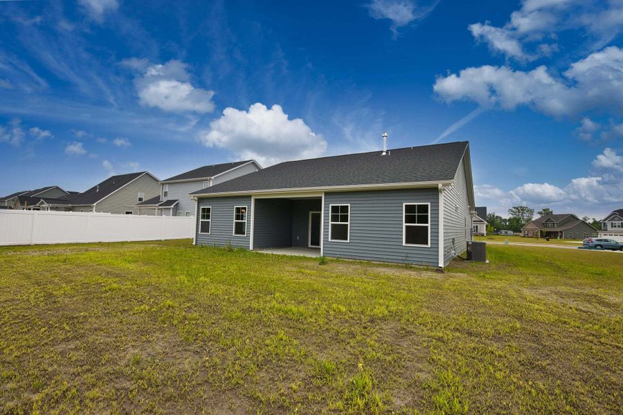 Representative exterior photo of a completed home built from the Dogwood by Caviness & Cates Communities in Maggie Way, Wendell, NC (Image 146).