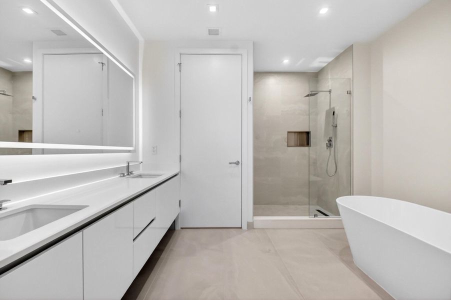 Master bathroom