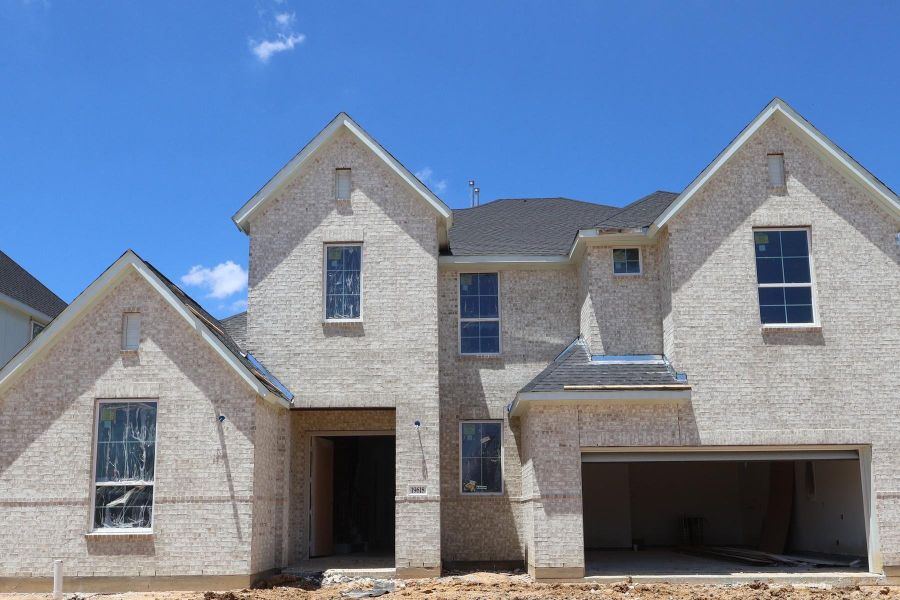 In-progress construction of a new home in Dunham Pointe, Cypress, TX (Image 10).