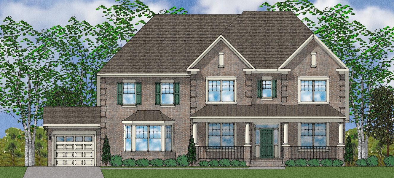 Representative exterior photo of a completed home built from the Patterson II - Elite Collection by Mungo Homes in Suter Estates, Easley, SC (Image 39).