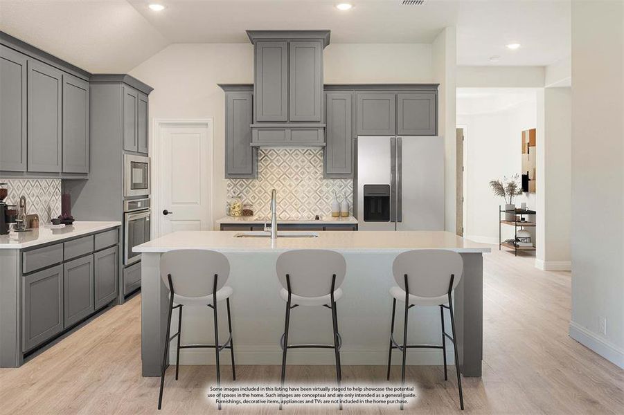 Furnished interior view inside a new home in Coyote Crossing, Godley (Image 11).