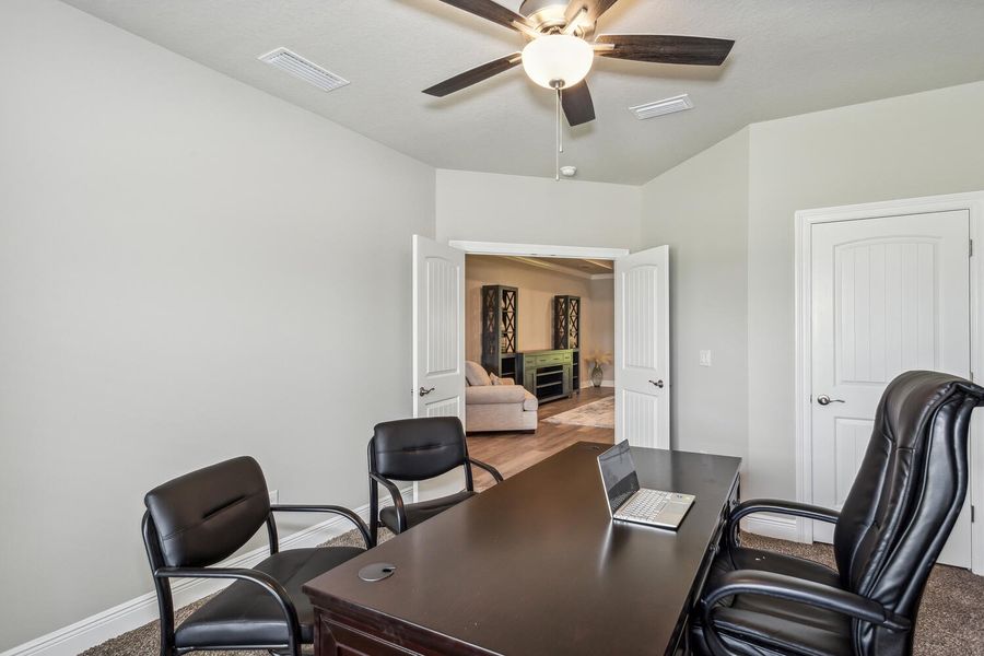 Representative furnished interior of a home built from the The Turquoise by Herbst Homes in Clear Water Landing, Milton (Image 69).