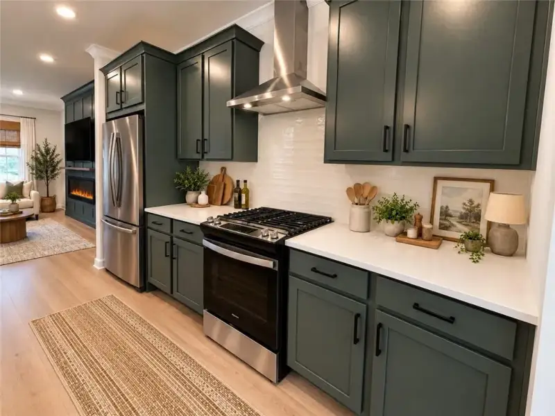 Furnished interior view inside a new home in Townes at South Main, Kennesaw (Image 5).