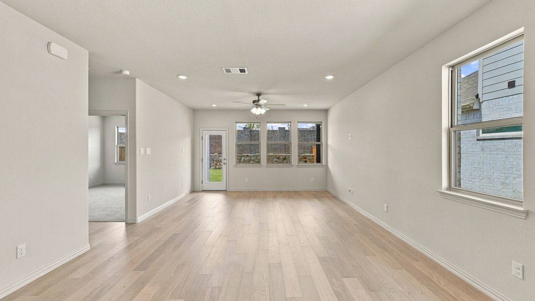 Furnished interior view inside a new home in Westridge Journey, McKinney (Image 18).
