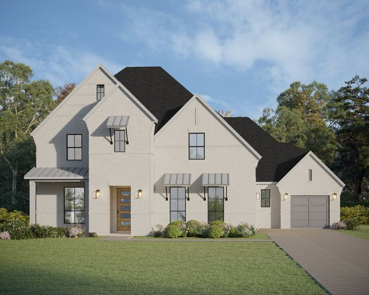 Plan 860 Elevation C Plan 860 Elevation C