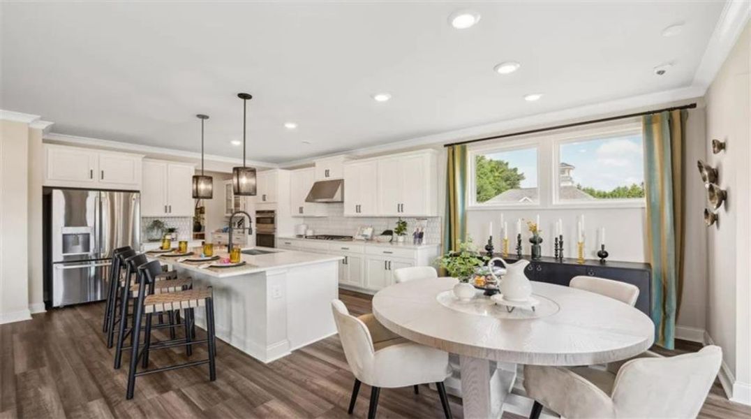 Furnished interior view inside a new home in Bennett Farm, Loganville (Image 14).