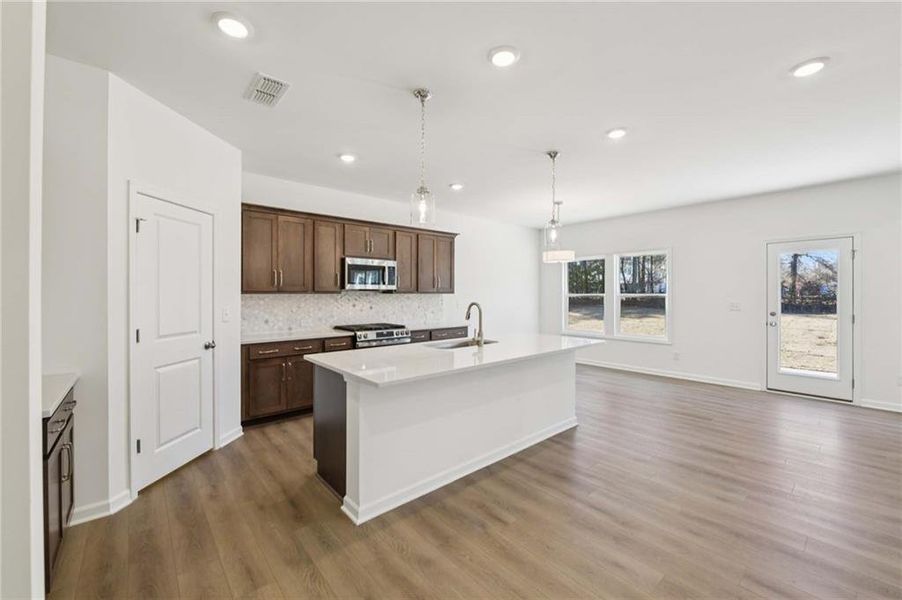 Furnished interior view inside a new home in The Estates at Casteel, Bethlehem (Image 8).