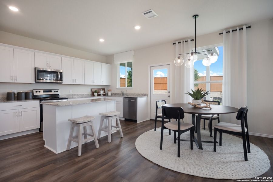 Furnished interior view inside a new home in , San Antonio (Image 8).