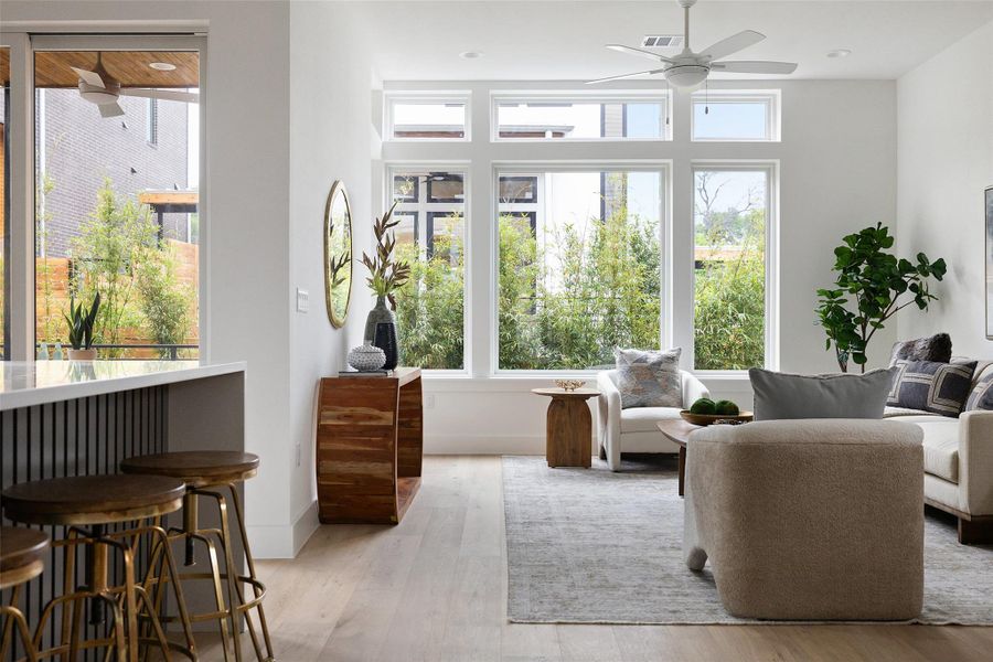 Furnished interior view inside a new home in , Austin (Image 10).