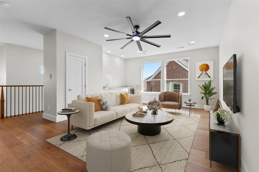Furnished interior view inside a new home in , North Richland Hills (Image 14).