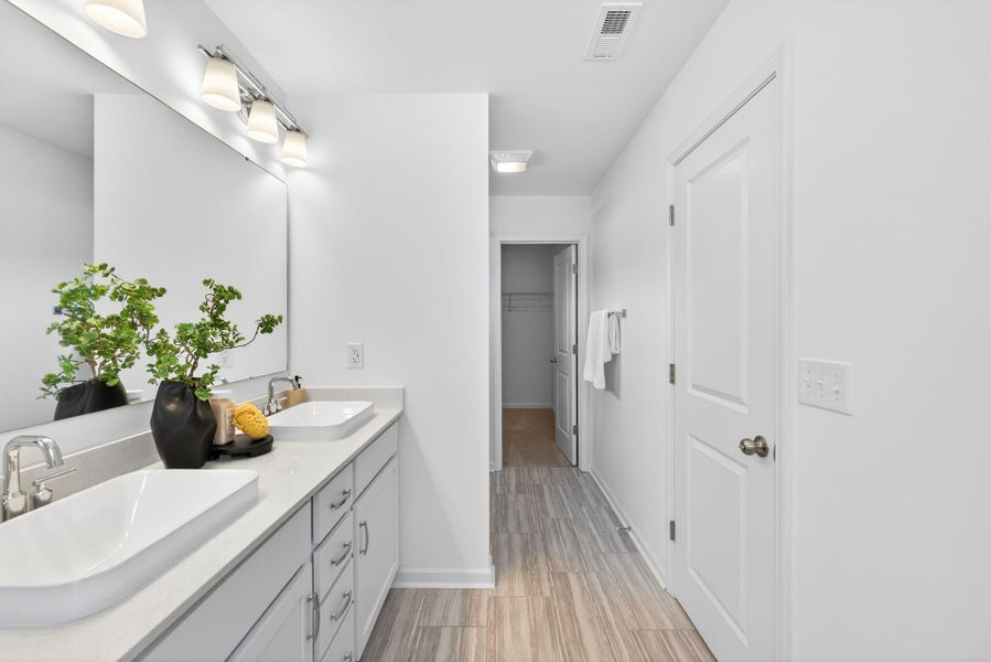 Furnished interior view inside a new home in Grandview, Albemarle (Image 16). Furnished interior view inside a new home in Grandview, Albemarle (Image 16).