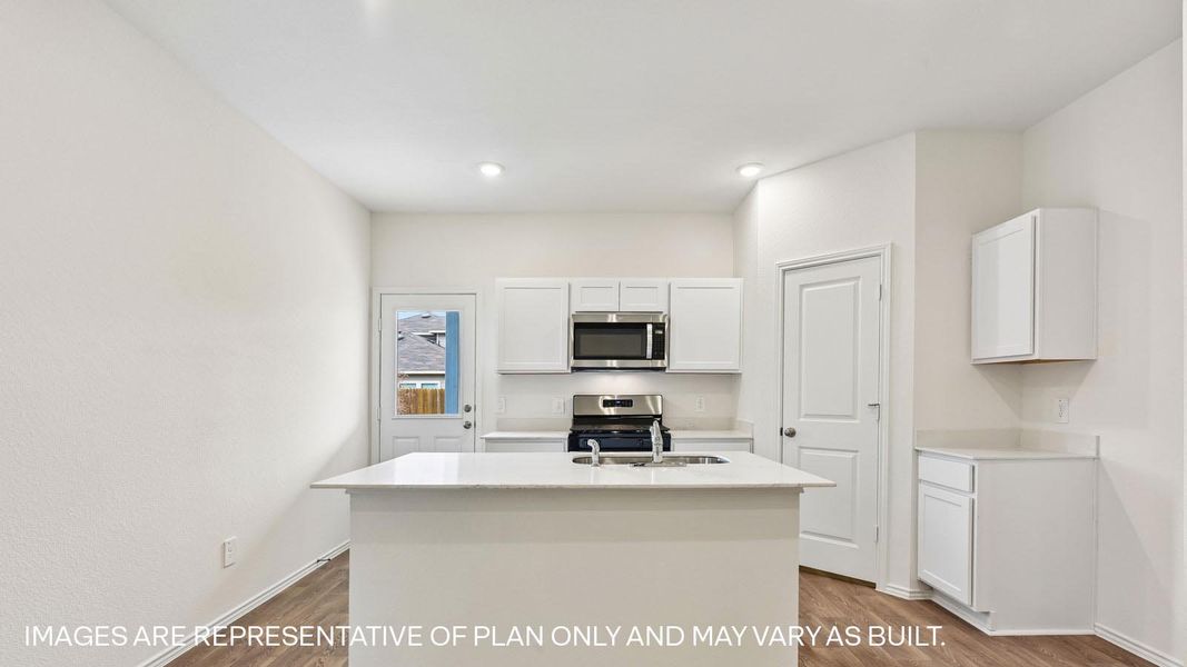 Furnished interior view inside a new home in Wayside, Uhland (Image 6).