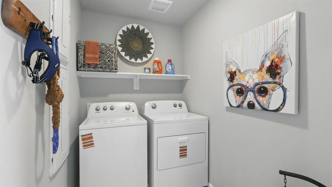 Furnished interior view inside a new home in Lonestar at Liberty Trails, Fort Worth (Image 8).