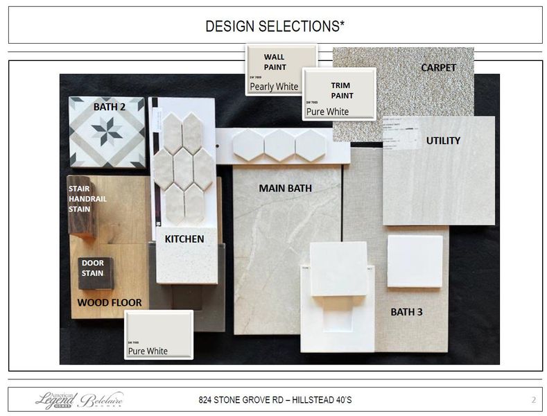 Representative photo of design selections for 824 Stone Grove