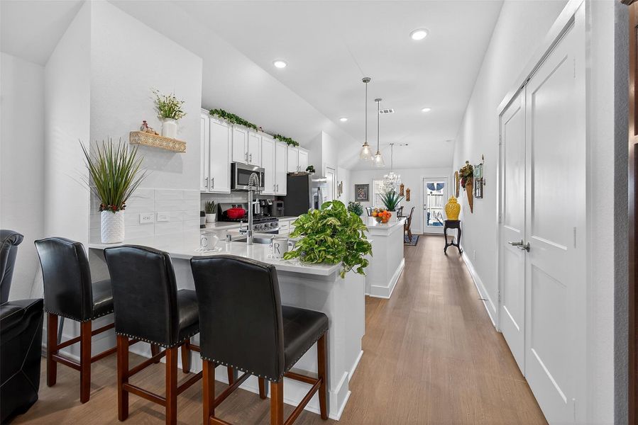 Furnished interior view inside a new home in Moran Ranch, Willis (Image 8).