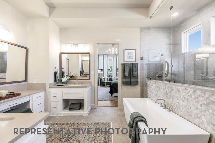 Furnished interior view inside a new home in Kresston, Montgomery (Image 17).
