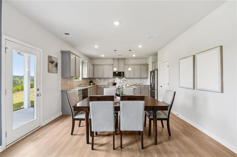 Furnished interior view inside a new home in The Hills at Cedar Creek, Winder (Image 32). Furnished interior view inside a new home in The Hills at Cedar Creek, Winder (Image 32).