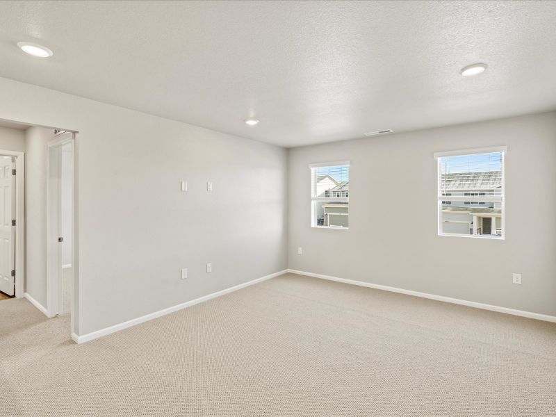 The Sylvan floorplan interior image taken at a Meritage Homes community in Peyton, CO.