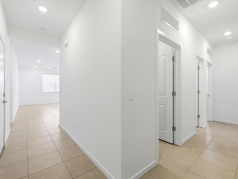 Spacious, unfurnished interior of a new home in Silva Farms - Classic Series, Goodyear (Image 12). Spacious, unfurnished interior of a new home in Silva Farms - Classic Series, Goodyear (Image 12).