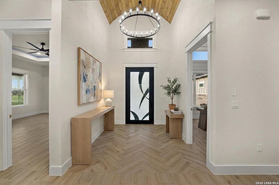 Furnished interior view inside a new home in , La Vernia (Image 26). Furnished interior view inside a new home in , La Vernia (Image 26).