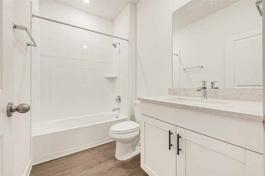 Furnished interior view inside a new home in Tamarron, Fulshear (Image 5).