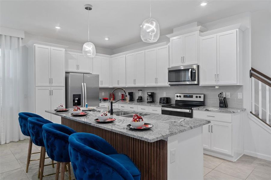 Furnished interior view inside a new home in , Kissimmee (Image 5). Furnished interior view inside a new home in , Kissimmee (Image 5).