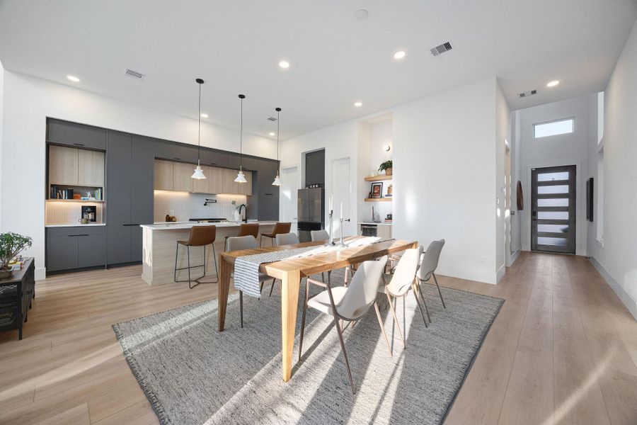 Furnished interior view inside a new home in , Houston (Image 16). Furnished interior view inside a new home in , Houston (Image 16).