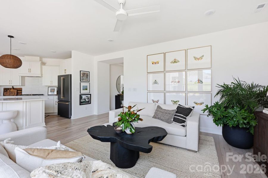 Furnished interior view inside a new home in , Mooresville (Image 23).