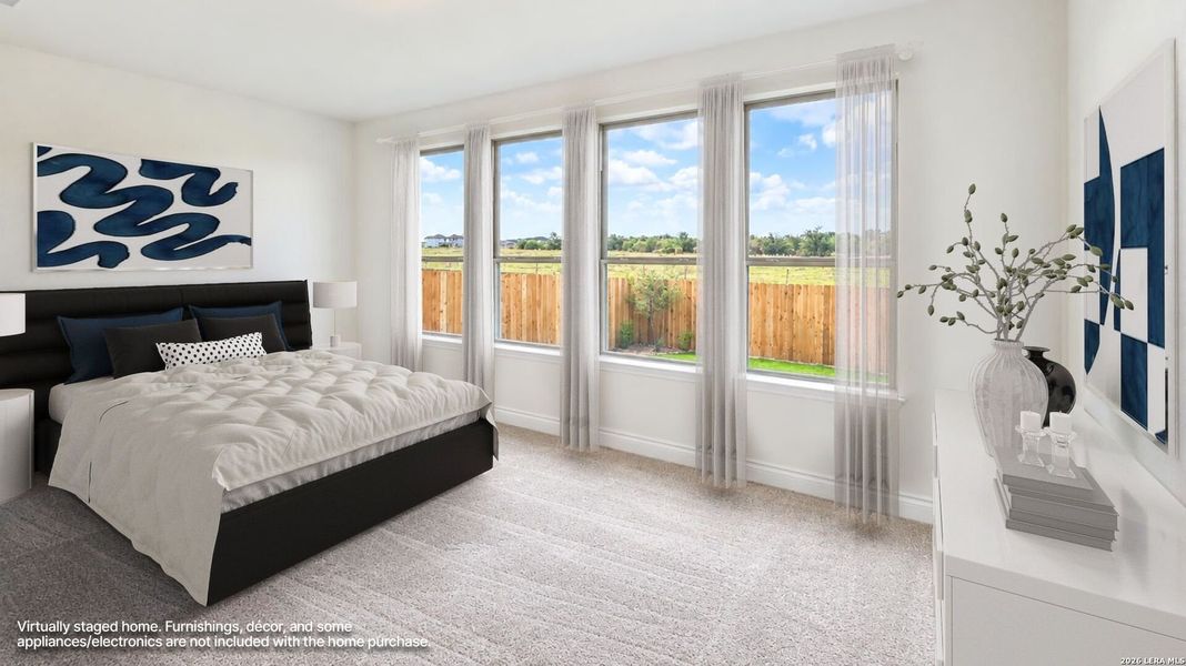 Furnished interior view inside a new home in Legacy at Lake Dunlap, New Braunfels (Image 10).