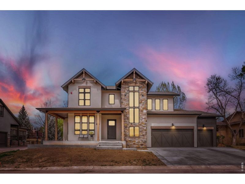 Front exterior of a new home in , Loveland, CO, highlighting curb appeal (Image 28).