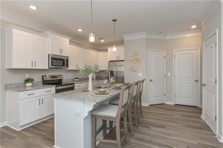 Furnished interior view inside a new home in , Douglasville (Image 9).