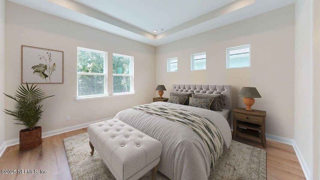 Furnished interior view inside a new home in RiverTown - WaterSong, St. Johns (Image 7).