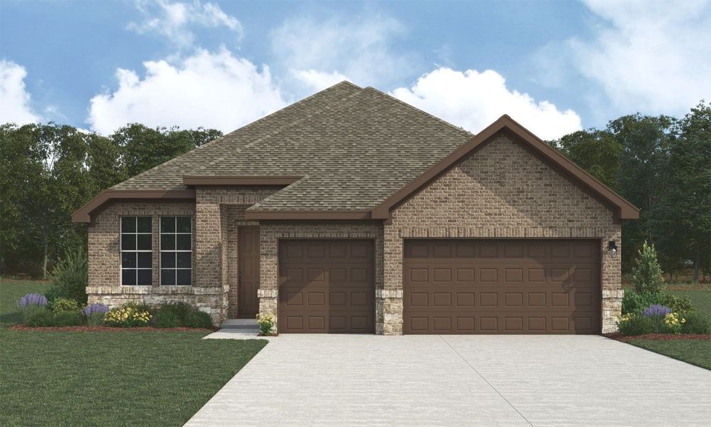 Frisco Floor Plan in Cibolo Crossing, Universal City | Sitterle Homes Elevation B